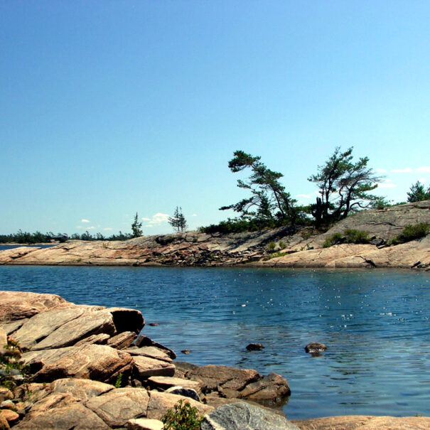Berges dans l’est de la baie Georgienne, Ontario