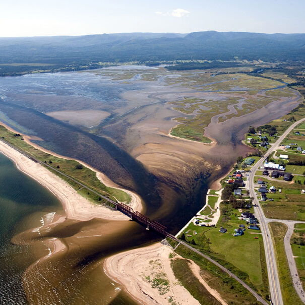 Le barachois de Malbaie, au Québec
